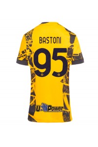 Fotbalové Dres Inter Milan Alessandro Bastoni #95 Dámské Třetí Oblečení 2024-25 Krátký Rukáv